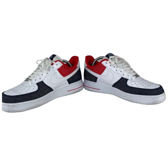 Nike Air Force 1 '07 LX USA Denim Sz 9.5 - Picture 7 of 14